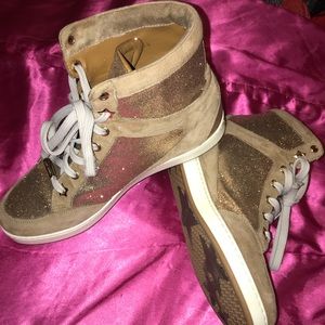 Gold Glitter Jimmy Choo